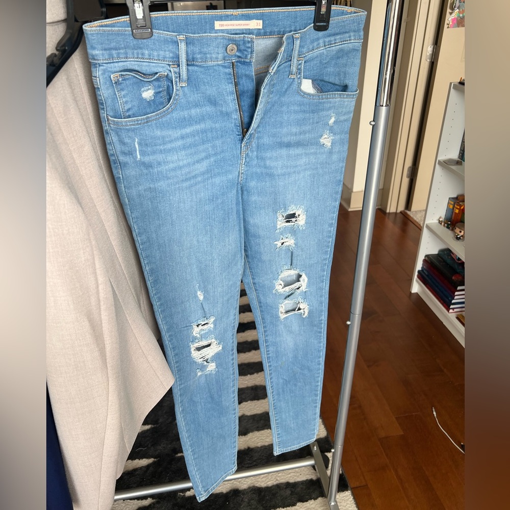 High Rise Skinny Jeans